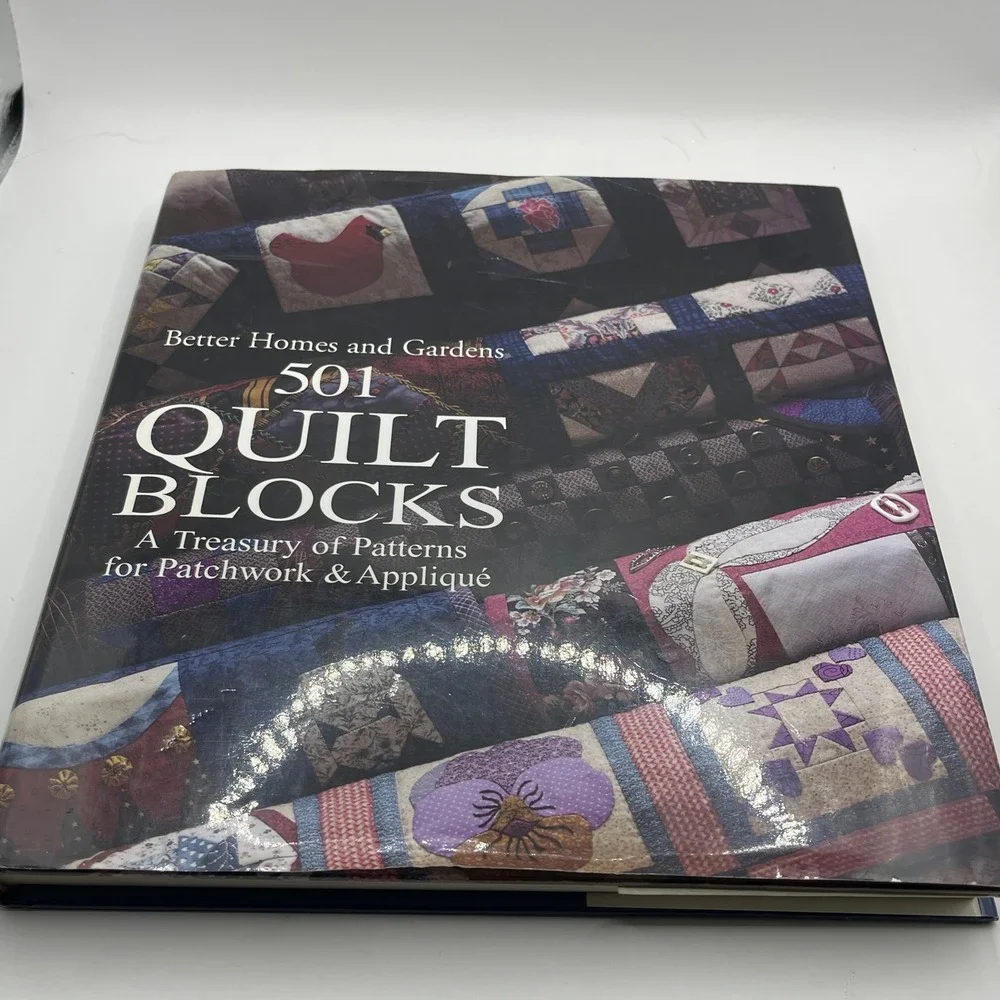 Better Homes and Gardens 501 Quilt Blocks Patchwork Applique Hardcover 1994 Book